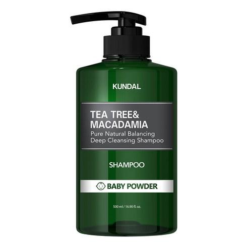 KUNDAL Tea Tree & Macadamia Deep Cleansing Shampoo Baby Powder