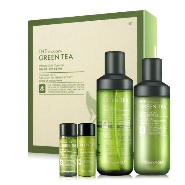 TONYMOLY The Chok Chok Green Tea Watery Skin care Set