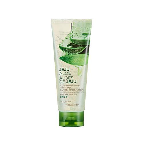 THE FACE SHOP Jeju Aloe Fresh Soothing Foam Cleanser