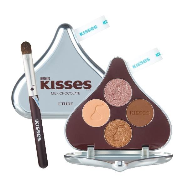 ETUDE HOUSE Play Color Eyes HERSHEY'S KISSES Brush Kit  #1 MILK CHOCOLATE
