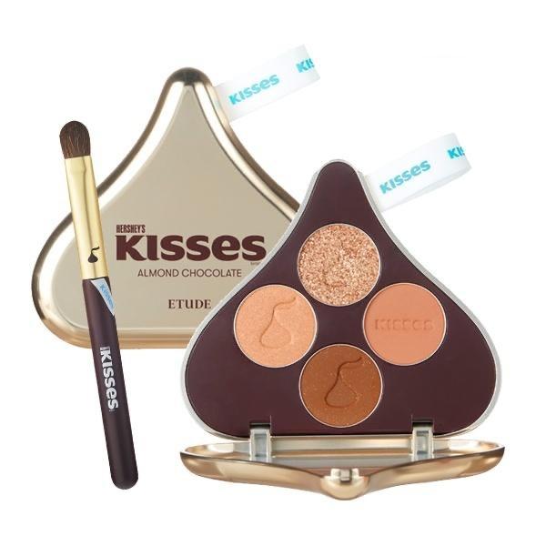 ETUDE HOUSE Play Color Eyes HERSHEY'S KISSES Brush Kit #2 ALMOND CHOCOLATE
